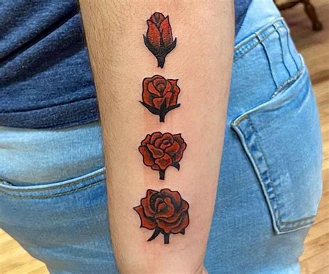 Rosebud Tattoos For Women