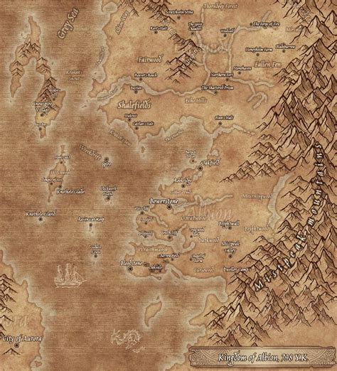 Map of Albion from Fable | Inkarnate - Create Fantasy Maps Online