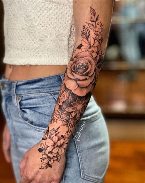 35 Stunning Sleeve Tattoos For Women To Look Attractive | Forearm ...