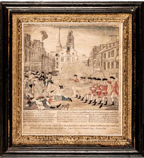 Paul Revere's 'Boston Massacre' Engraved Print Highlights Early ...