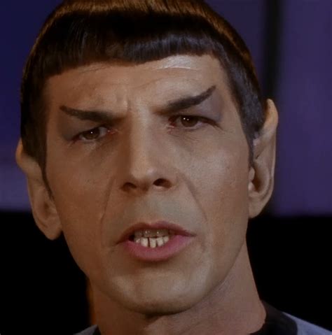 Ok so what's with Spock's eyebrows in TOS S01E03 - Where no Man has ...