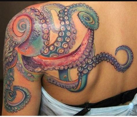 Womens Octopus Tattoo