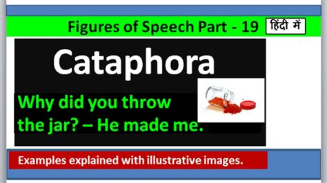 Figures Of Speech Part - 19 (Cataphora) - YouTube