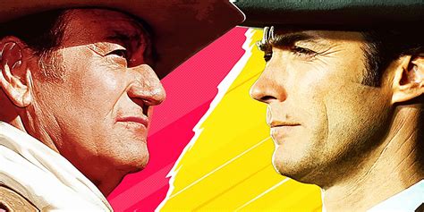 Clint Eastwood and John Wayne's Confusing Feud Explained