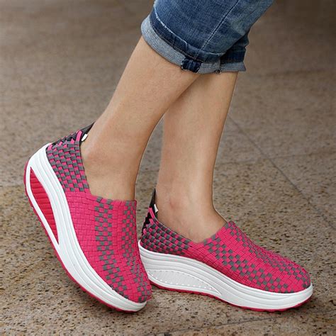 Women Sneakers Bodybuilding Shoes Platform Health Sports Shoes spring ...