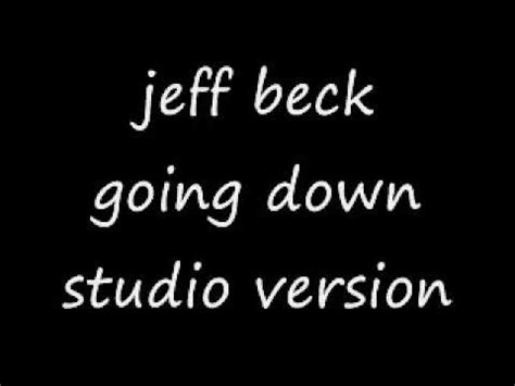 jeff beck going down studio version - YouTube