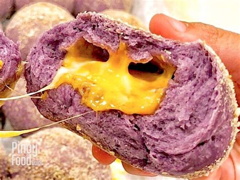 Fluffy Ube Pandesal With Cheese Recipe | Pinoy Food Guide