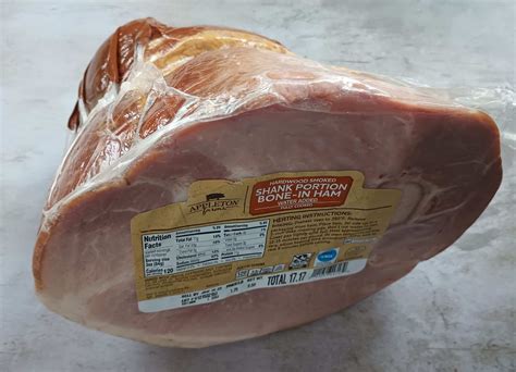 Appleton Farms Shank Portion Bone-In Ham | Aldi Reviewer