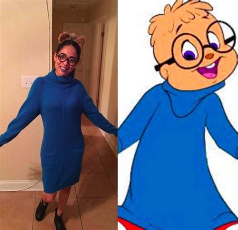 Simon cosplay from Alvin and the Chipmunks Blk Women In Costume ...