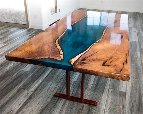 live edge epoxy table canada - Sean Brown