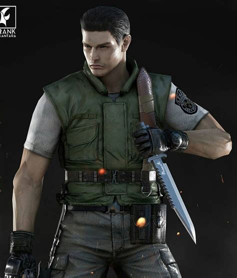 Resident Evil Chris Redfield Stars Vest - Jackets Creator