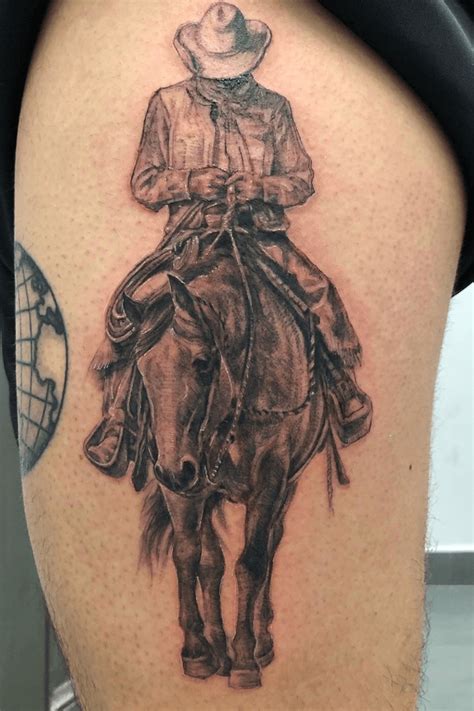 Tattoo uploaded by Black Fish Tattoo • Cowboy by Kevin. Instagram ...