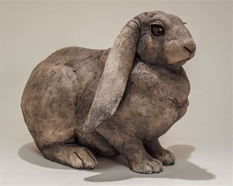 rabbit-sculpture-floppy2 - Nick Mackman Animal Sculpture