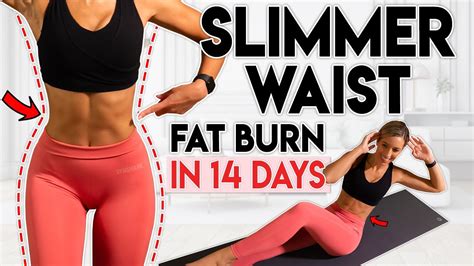 SLIMMER WAIST and LOSE LOWER BELLY FAT in 14 Days | 10 min Workout ...