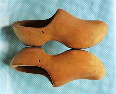 Vintage Plain Wooden Dutch Clogs 12 Long | Etsy | Clogs, Wooden shoes ...