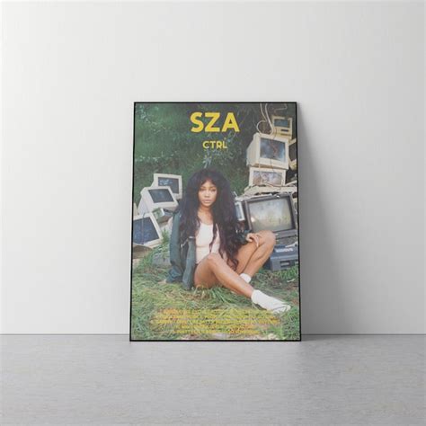 SZA CTRL Album Cover Poster Custom music poster Home | Etsy