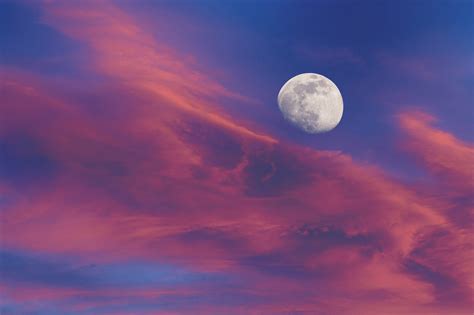 Moon Sky Clouds Night Free Stock Photo - Public Domain Pictures