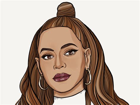 Beyonce Cartoon Drawing