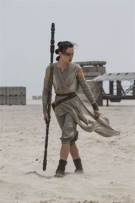 Daisy Ridley - Star Wars: The Force Awakens Poster and Photos (2015 ...