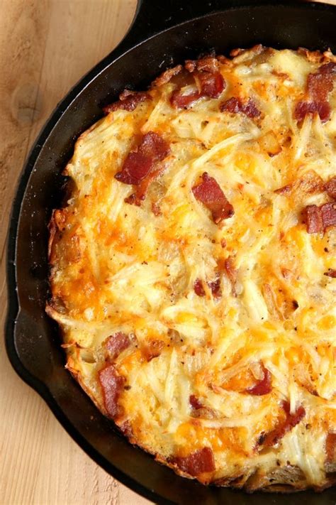 Bacon Egg and Hash Brown Casserole for a Lazy Weekend Breakfast – Just ...