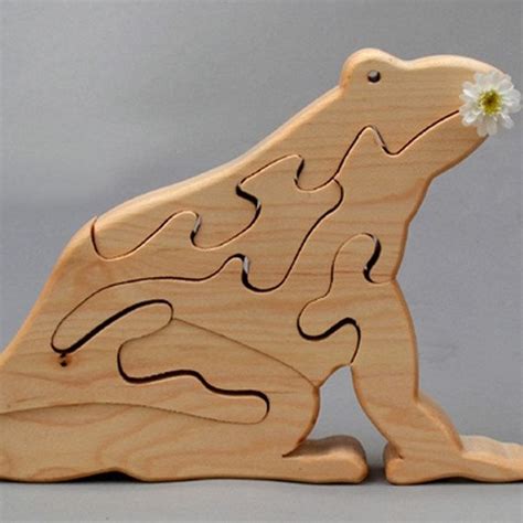 Wood Animal Puzzle - Etsy