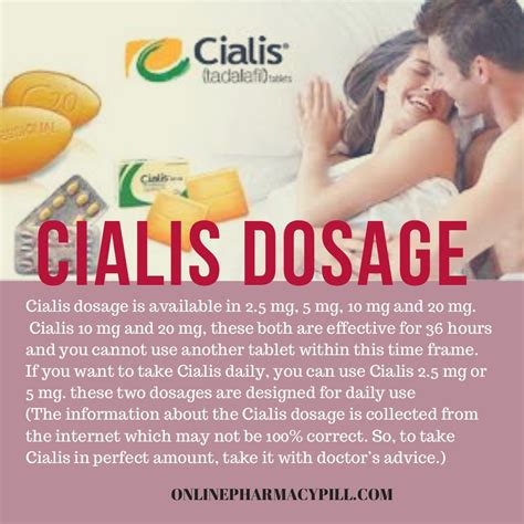 Cialis dosage: How to take it