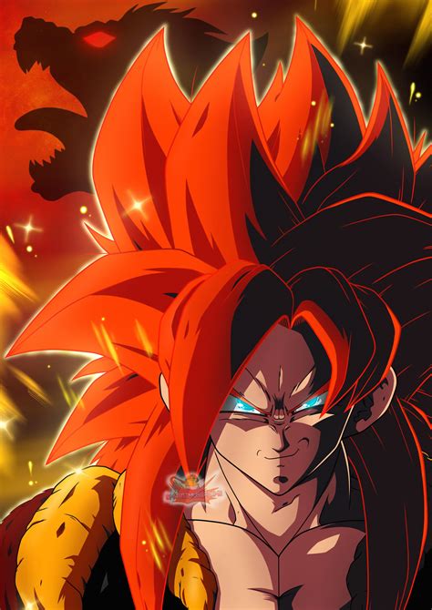 SSJ4 Gogeta fan art by me :D : r/dbz