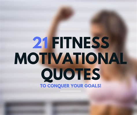 Fitness Motivational Quotes To Conquer Your Workout Goals!