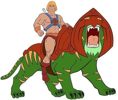 «He-man y BattleCat Filmation Style» de Giovanni Ricco | 80s cartoons ...