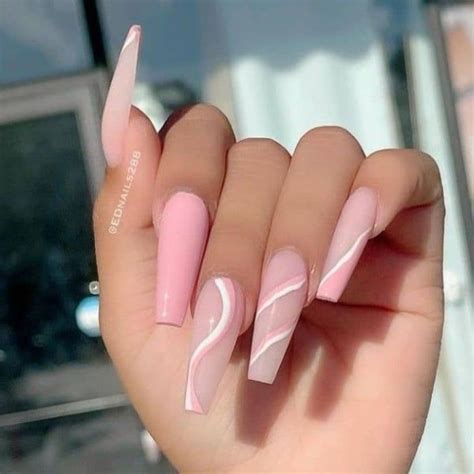 30 Best Coffin Acrylic Nail Design Ideas | Acrylic nails coffin pink ...