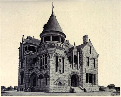 Design for a Residence in Romanesque revival style | Romanesque ...