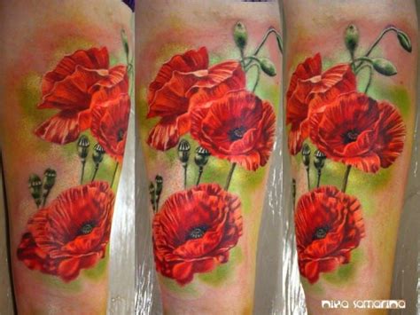 30 Unforgetable Poppies Tattoos • Tattoodo