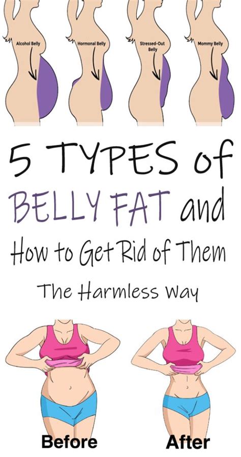 5 Types of Belly Fat and How to Get Rid of Them the Harmless Way