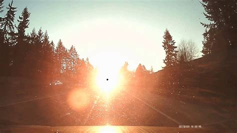 Blinding sun on Highway 18, This will be the worst video you will ever ...