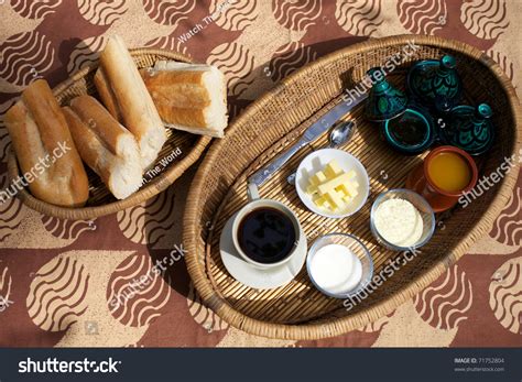 Variety Breakfast Foods Guesthouse Bamako Mali Stock Photo 71752804 ...