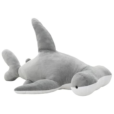 Hammerhead Shark Cuddly Toy Plush Grey