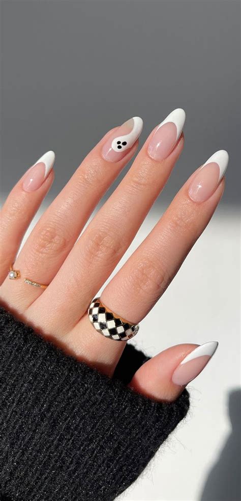 50 Cute Spooky Halloween Nail Ideas : Spooky French Twist 1 - Fab Mood ...