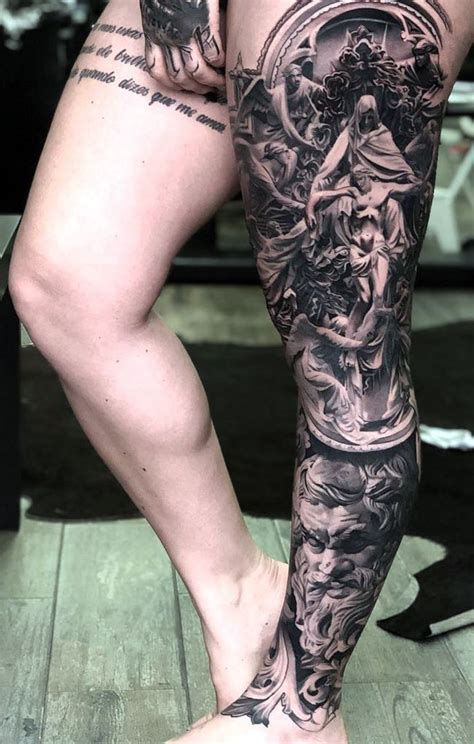 45 People Who Got Awesome Leg Tattoos | DeMilked