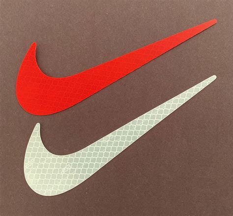 Nike Swoosh Logo 3M Reflective Stickers Decals Reflector Pack | Etsy