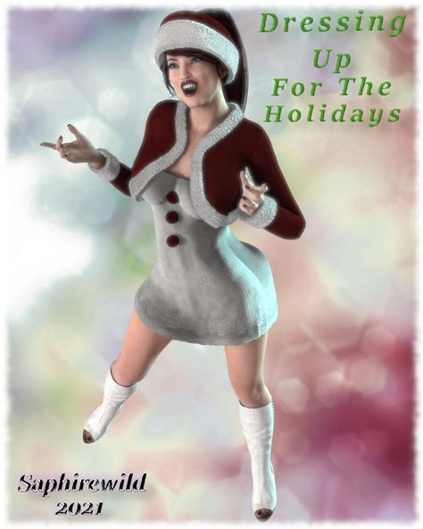 3D Art Freebie Challenge December 2021-"Dressing Up For The Holidays ...