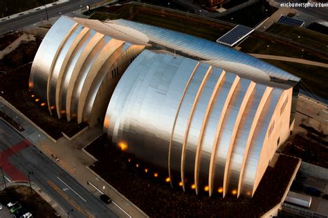 Kauffman Center North Facade Aerial Photos - Eric Bowers Photoblog