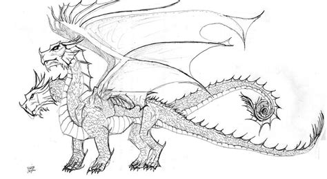 Two Headed Dragon by zepla on DeviantArt