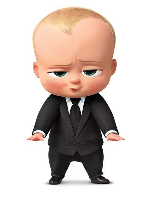 Boss Baby Animated Figure in Suit and Tie PNG | PNG All