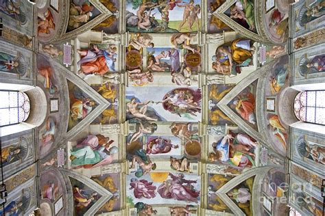 Sistine Chapel Ceiling, 1512 Painting by Michelangelo Buonarroti