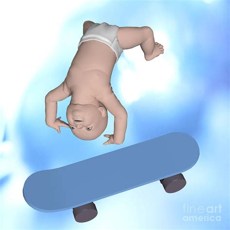 Baby Doing A Backflip Digital Art by Jonathan Lingel - Fine Art America