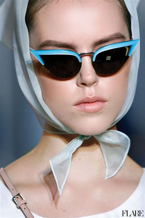 Sunglasses - Blue edged Cat Eye Design Rochas - Spring 2012 ...