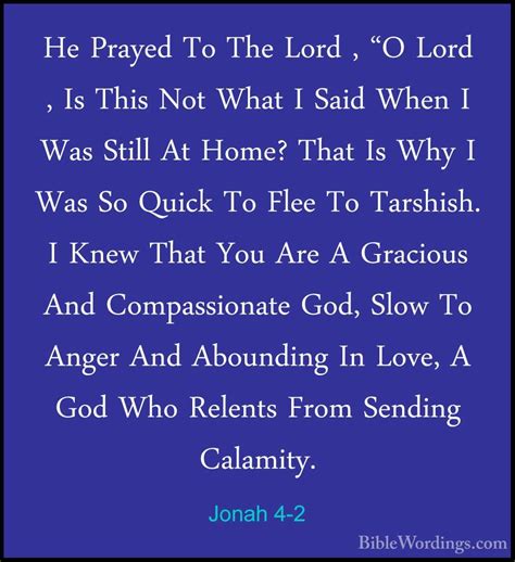 Jonah 4 - Holy Bible English - BibleWordings.com