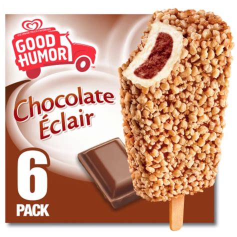 Good Humor Chocolate Eclair Frozen Dairy Dessert Bars, 6 ct - Fry’s ...