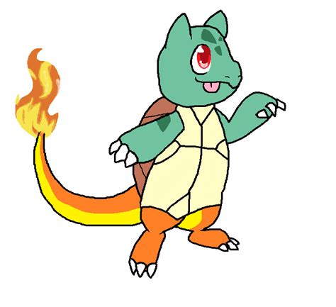 Charmander, Bulbasaur, and Squirtle fusion by Pikachu0313 on DeviantArt