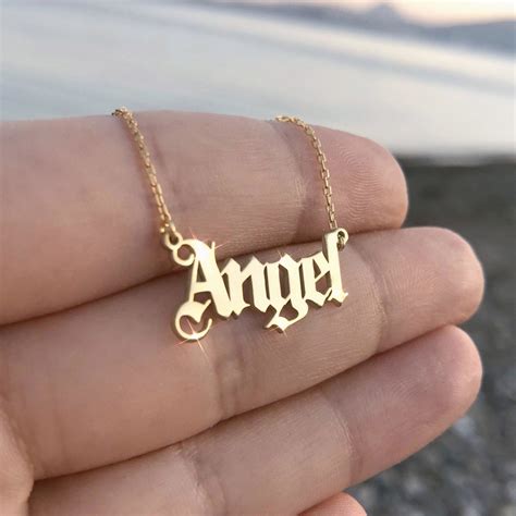 Custom Name Necklace by Sunecklace™ Dainty Name Necklace - Etsy